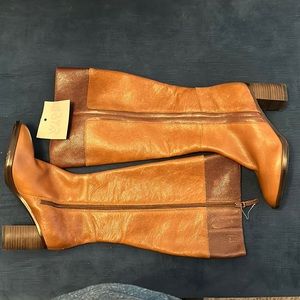 Naturalizer wide calf leather boots